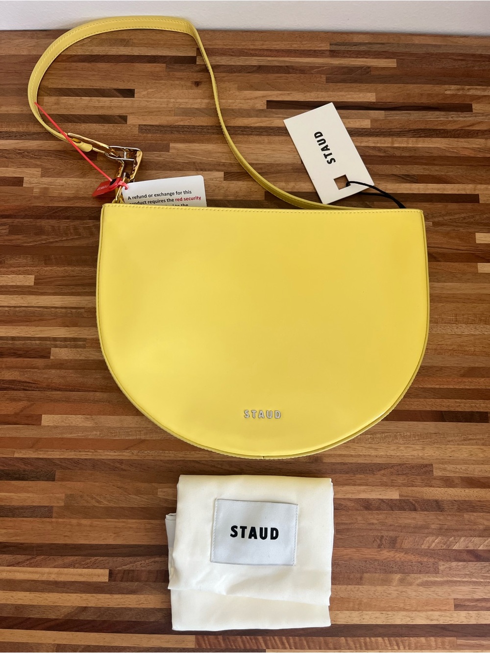 Staud Colt Shoulder Bag - Wallflower Yellow